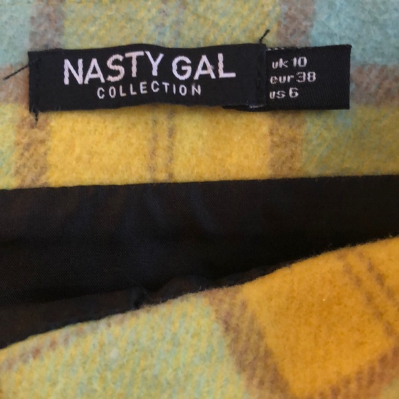 Size 6 Green, Yellow, And Blue Plaid Skirt! - Picture 3 of 3